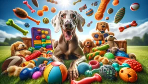 Read more about the article The Top 5 Dog Toys for Weimaraners: A Journey with Alenzo