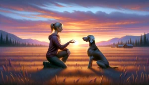 Read more about the article A Tail of Training: Adventures with Alenzo, My Weimaraner Companion